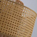 Подвесной светильник с абажуром из плтеного бамбука Light Inside the Cell варинант исполнения - 7 | Loft Concept в Липецке