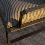 Дизайнерское уличное кресло на металлическом каркасе PHOENIX Armchair варинант исполнения - 10 | Loft Concept в Липецке