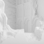 Встраиваемый в стену гипсовый светильник под покраску с эффектом разрушенной стены Antiquity Athena варинант исполнения - 6 | Loft Concept в Липецке