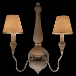 Бра с двумя конусовидными тканевыми абажурами Neighborhood варинант исполнения - 2 | Loft Concept в Липецке