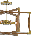 Подвесной светильник в форме фонаря коричневый Brown Eco Lantern варинант исполнения - 1 | Loft Concept в Липецке