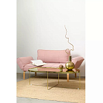 Кофейный столик овальный золотой Modern Mirror Gold Table варинант исполнения - 5 | Loft Concept в Липецке