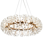 Круглая подвесная люстра Crystal Dandelions Chandelier варинант исполнения - 4 | Loft Concept в Липецке