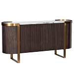 Комод  округлой формы с дверцами Chest of Precious Breed варинант исполнения - 2 | Loft Concept в Липецке