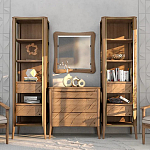 Комод из массива дуба с 3-мя ящиками Tasteful Furniture варинант исполнения - 2 | Loft Concept в Липецке