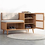 Комод с мягким  сиденьем и нишей для хранения обуви Manual Dresser варинант исполнения - 1 | Loft Concept в Липецке