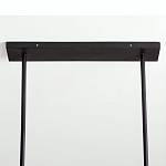 Люстра линейная прямоугольная с подвесками из натурального перламутра Nacre варинант исполнения - 4 | Loft Concept в Липецке