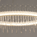 Люстра круглая с прозрачными стеклянными трубками 51 см Nembus варинант исполнения - 5 | Loft Concept в Липецке