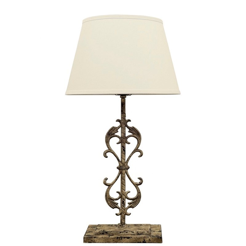 Настольная лампа RH Kerry Artifact Table Lamp Коричневый Бежевый Настольная лампа RH Kerry Artifact Table Lamp Коричневый Бежевый в Липецке | Loft Concept