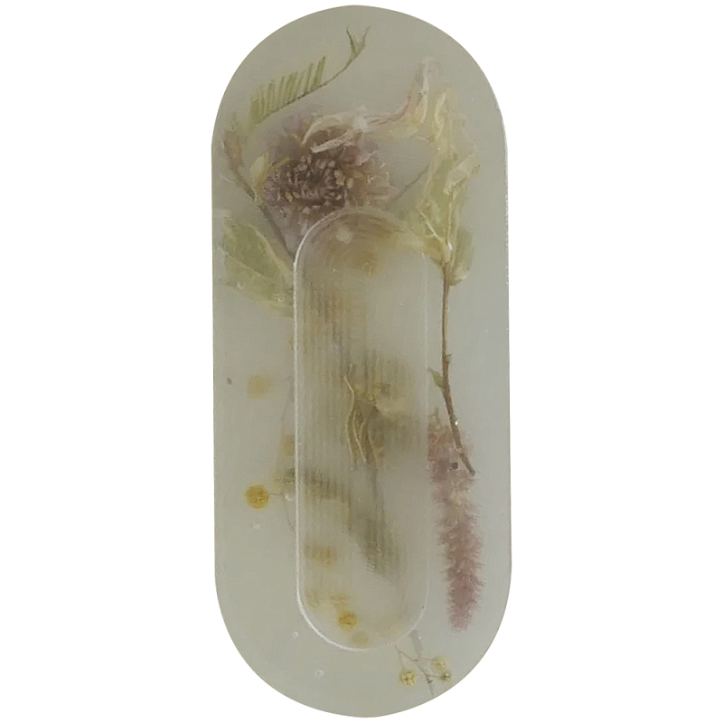 Подставка под благовония из эпоксидной смолы с цветами белая Epoxy Resin Flowers Incense Oval Stand White Белый Подставка под благовония из эпоксидной смолы с цветами белая Epoxy Resin Flowers Incense Oval Stand White Белый в Липецке | Loft Concept
