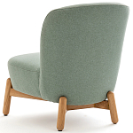 Кресло на деревянных ножках Olguin Green Chair варинант исполнения - 4 | Loft Concept в Липецке