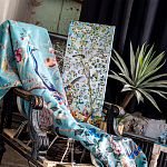 Постер на холсте в стиле шинуазри Playing Weiqi in the Peach Orchard Poster варинант исполнения - 2 | Loft Concept в Липецке