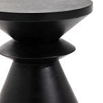 Черный приставной столик из массива AMORPHOUS варинант исполнения - 2 | Loft Concept в Липецке
