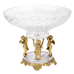 Чаша на бронзовых ножках с тремя ангелами Eden Garden варинант исполнения - 1 | Loft Concept в Липецке