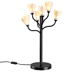 Настольная лампа с ветвями и белыми фарфоровыми цветами Floralis варинант исполнения - 3 | Loft Concept в Липецке