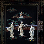 Комод в китайском стиле Chinese Black Chest of Drawers Нидерланды варинант исполнения - 2 | Loft Concept в Липецке