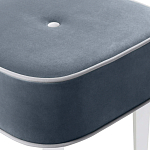 Квадратный мягкий пуф на белых ножках Winton Pouf Square варинант исполнения - 18 | Loft Concept в Липецке