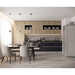 Прямая кухня с фасадом под дерево Maurice Kitchen Set варинант исполнения - 3 | Loft Concept в Липецке