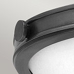 Потолочный светильник в форме неглубокой чаши с белым плафоном Hinkley варинант исполнения - 3 | Loft Concept в Липецке