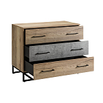 Комод с 3-мя ящиками в стиле лофт Urban Style Space варинант исполнения - 3 | Loft Concept в Липецке