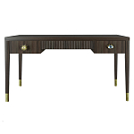 Письменный стол Elsa Dreams Walnut Шпон дерево с двумя ящиками варинант исполнения - 5 | Loft Concept в Липецке