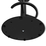 Барный стул вращающийся со спинкой и подлокотниками Douglas Rhombus Синий Велюр варинант исполнения - 7 | Loft Concept в Липецке