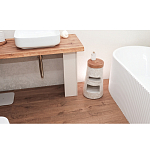 Керамический столик с деревянной столешницей "Пешка" варинант исполнения - 2 | Loft Concept в Липецке