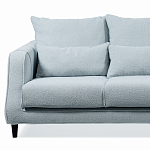 Диван Seldon с мягкими подушками голубое букле варинант исполнения - 4 | Loft Concept в Липецке