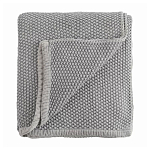 Плед из хлопка серого цвета Waffle Comfort варинант исполнения - 1 | Loft Concept в Липецке