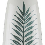 Настольная лампа овальная с тропическим принтом Stylized Aalm Leaves Motif варинант исполнения - 1 | Loft Concept в Липецке