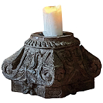 Подсвечник из массива тика Antique Solid Teak Candle Holder варинант исполнения - 1 | Loft Concept в Липецке