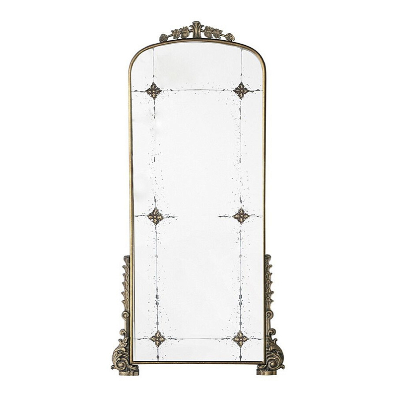 Зеркало в раме с античными позолоченными фрагментами Palace Antique Mirror Винтажное Темное Золото  в Липецке | Loft Concept 