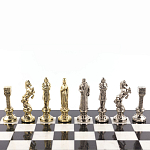 Шахматы Ренессанс с доской из натурального мрамора Decorative Thematic Chess варинант исполнения - 2 | Loft Concept в Липецке