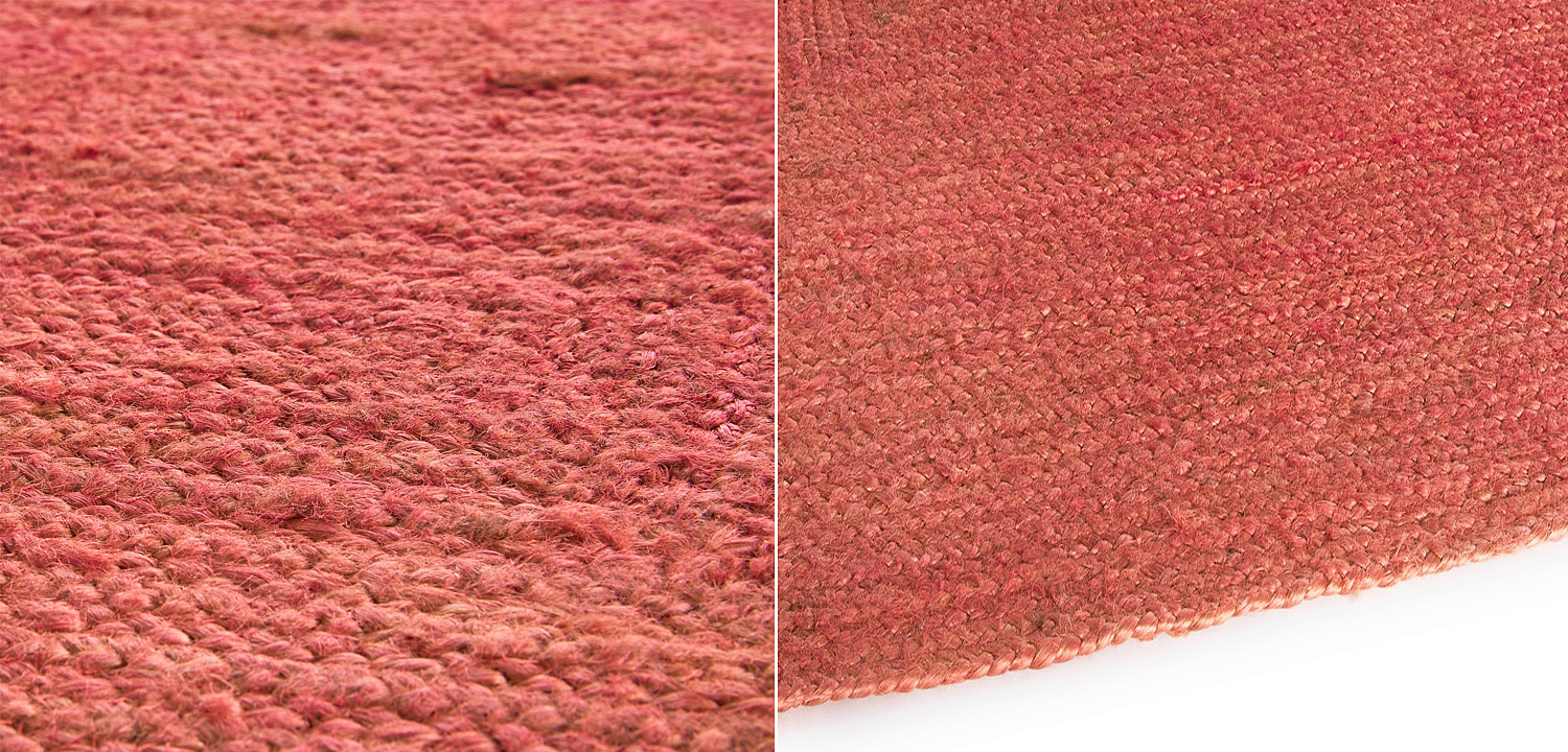 Ковер Rectangular Carpet red 100% джут Ковер Rectangular Carpet red 100% джут - Loft-Concept в Липецке