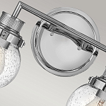 Бра для ванных комнат с прозрачным шарообразным плафоном из стекла с пузырьками на круглом основании Hinkley варинант исполнения - 20 | Loft Concept в Липецке