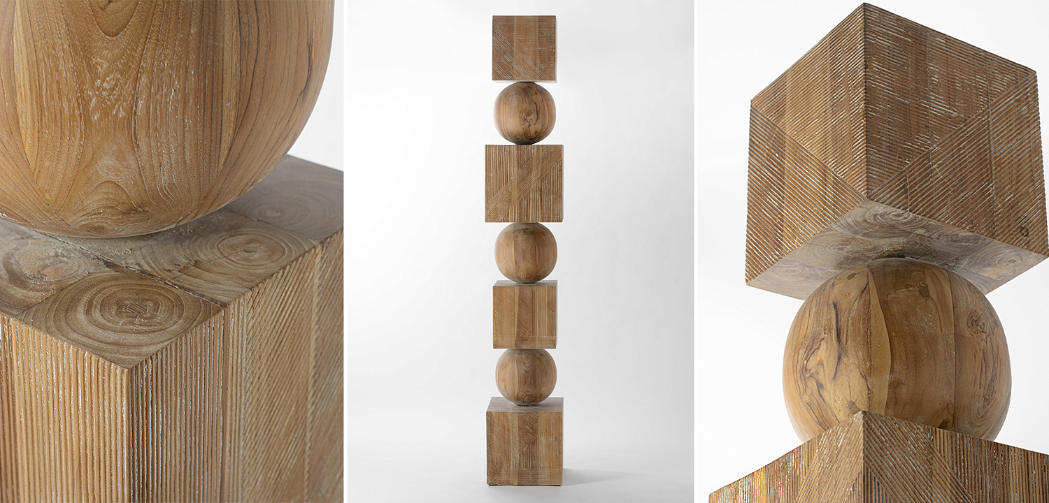 Арт-объект Art Object Squares and Balls made wood Арт-объект Art Object Squares and Balls made wood - Loft-Concept в Липецке
