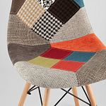 Стул с обивкой в технике пэчворк DSW варинант исполнения - 7 | Loft Concept в Липецке