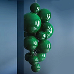 Люстра Grape Balls Зеленое стекло  варинант исполнения - 2 | Loft Concept в Липецке