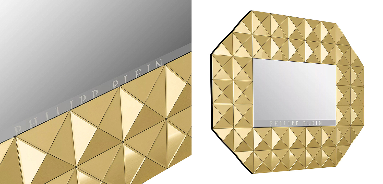 Экран Philipp Plein GOLD STUD NFT L 43 дюйма Экран Philipp Plein GOLD STUD NFT L 43 дюйма - Loft-Concept в Липецке