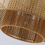 Подвесной светильник с абажуром из плтеного бамбука Light Inside the Cell варинант исполнения - 9 | Loft Concept в Липецке