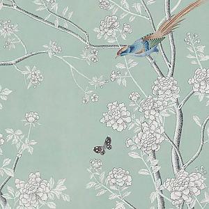 Обои ручная роспись Earlham Sung Blue
