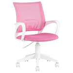 Офисное кресло с основанием из белого пластика Desk chairs Pink варинант исполнения - 1 | Loft Concept в Липецке