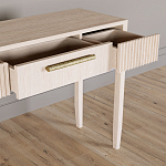 Элегантная Консоль Primo с выдвижным ящиком Светлый дуб варинант исполнения - 4 | Loft Concept в Липецке