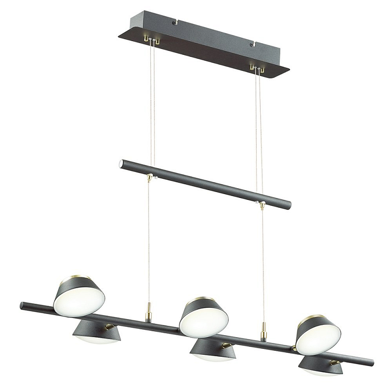 Люстра Solid Light Золотой Черный Люстра Solid Light Золотой Черный в Липецке | Loft Concept