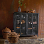 Корзина с крышкой из плетеного ротанга Jumaane Wicker Basket варинант исполнения - 4 | Loft Concept в Липецке