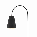 Торшер с изогнутым корпусом на бетонном основании Black Portland варинант исполнения - 1 | Loft Concept в Липецке