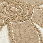 Подушка с цветочным принтом и кисточками Blooming Elegance Harper варинант исполнения - 2 | Loft Concept в Липецке