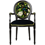 Стул с подлокотниками из бука с изображением птицы и цветов Blooming Birds варинант исполнения - 1 | Loft Concept в Липецке