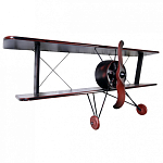 Полка книжная в виде аэроплана в стиле лофт FLY варинант исполнения - 1 | Loft Concept в Липецке