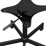 Стул с мягкой обивкой из велюра и подъемно-поворотным механизмом на колесиках Mason Green and Yellow варинант исполнения - 6 | Loft Concept в Липецке